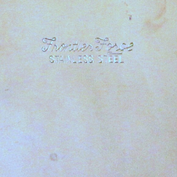 Vintage FRONTIER FORGE clear lucite handle cake knife  pie server  wedding cake - Picture 7 of 7